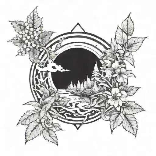 Nature With Heavy Metal Music