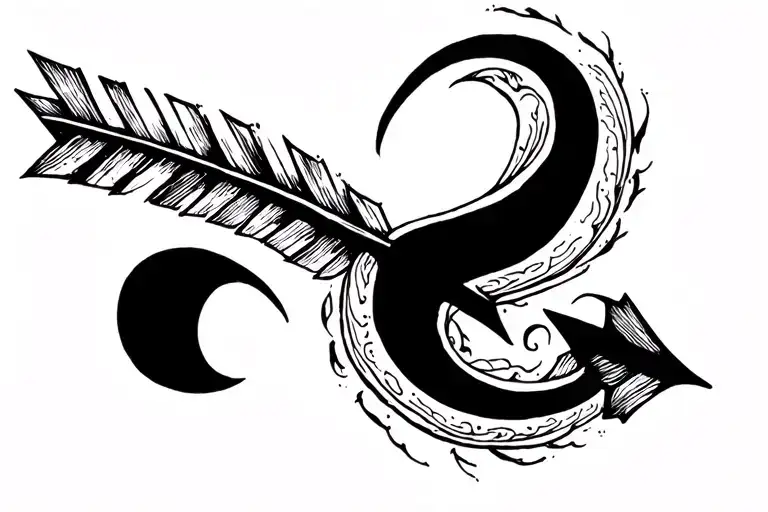 Arrow And Semi Colon