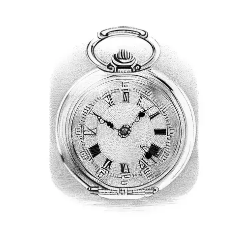 2 Pocket Watch's On Either Breast And A Religous Chest Piece