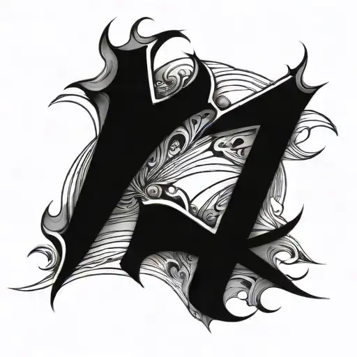 The Word Persistence Across The Back In A Creative Letter Style