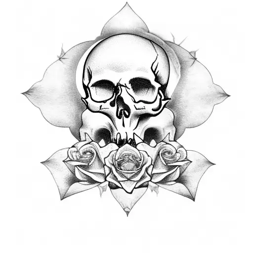 Skull And Roses
