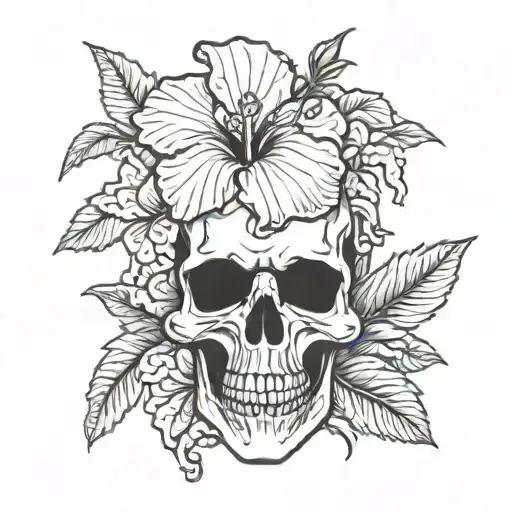 Hibiscus Flower Killing The Grim Reaper