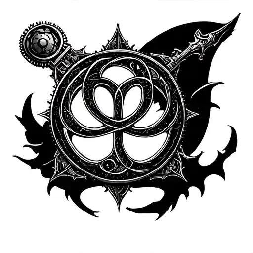 Steampunk Triskele Symbol