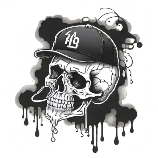 Skull With A Price Tag Having A Dream