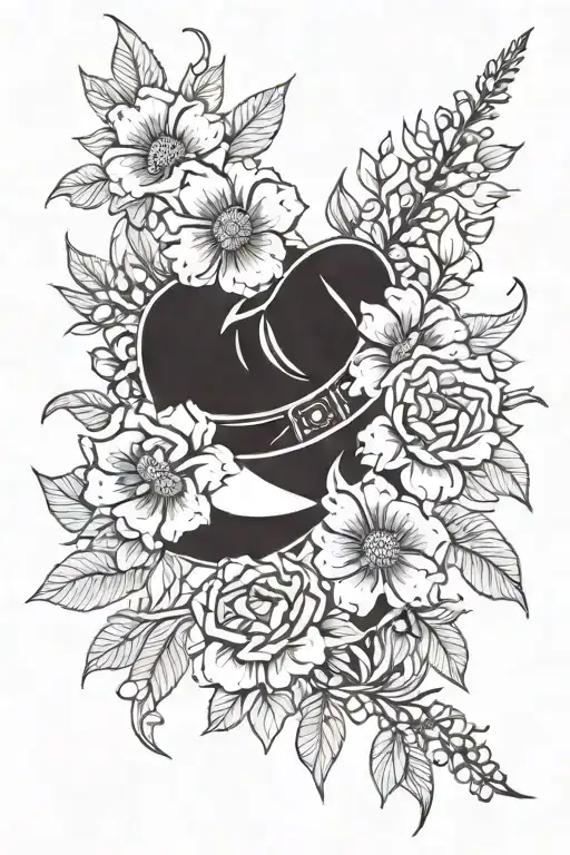 Western With Flowers