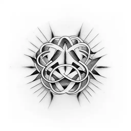 Infinity Symbol With B