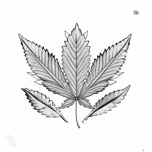Marijuana Leaf Minimalist
