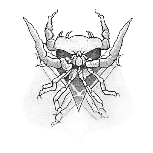 The Devils Hand That Holds The Spider On The Web