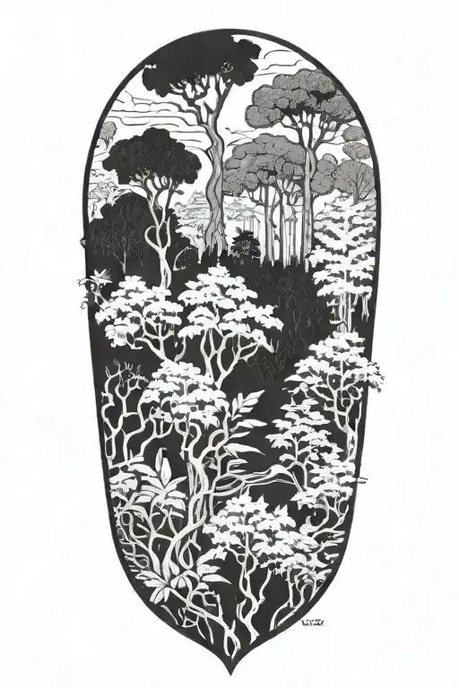 Amazon Forest And Human