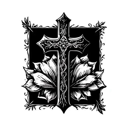 Cross In Memory Of Dad