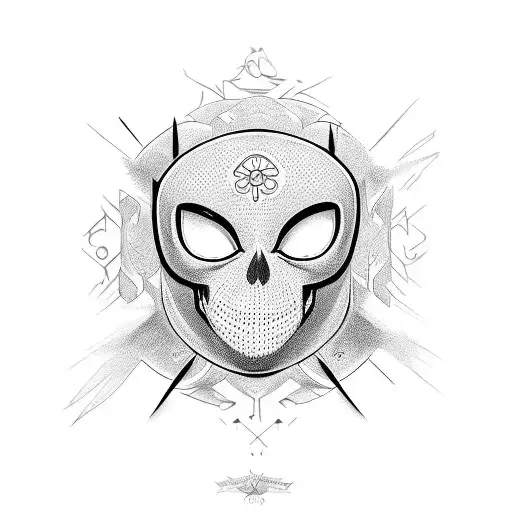 Peeling Of Mask Of Pseudo Characters Along With Webs Of Life Circle And Death