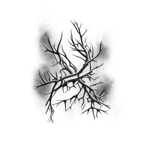 Small Dead Thorn Tree Forearm