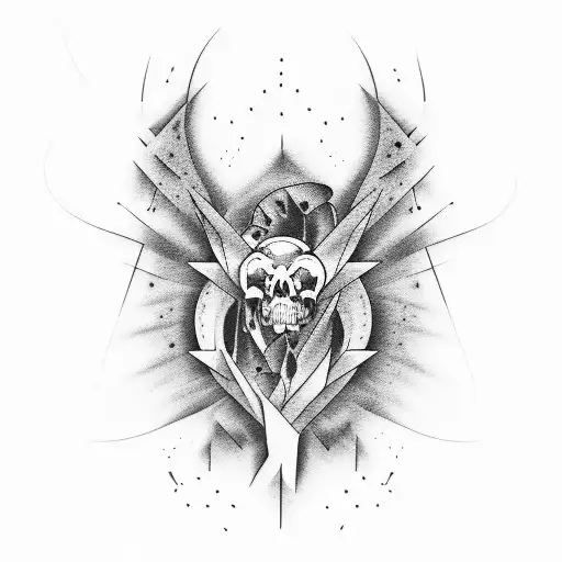 Deftones-inspired Tattoo Design Featuring A Melancholic Guitar Player