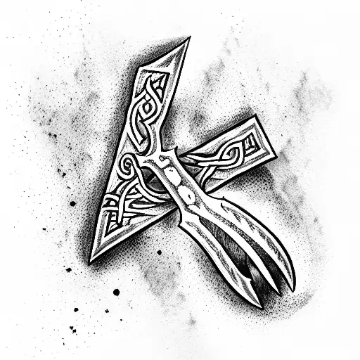 Nordic Runes Biar Axe