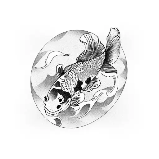 A Koi Fish