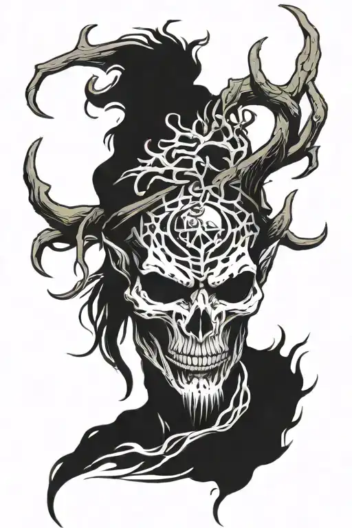 Leshy With Skull Face