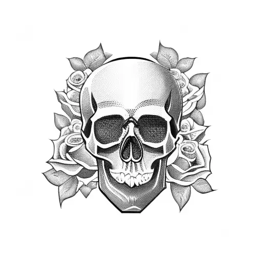 Skull And Roses