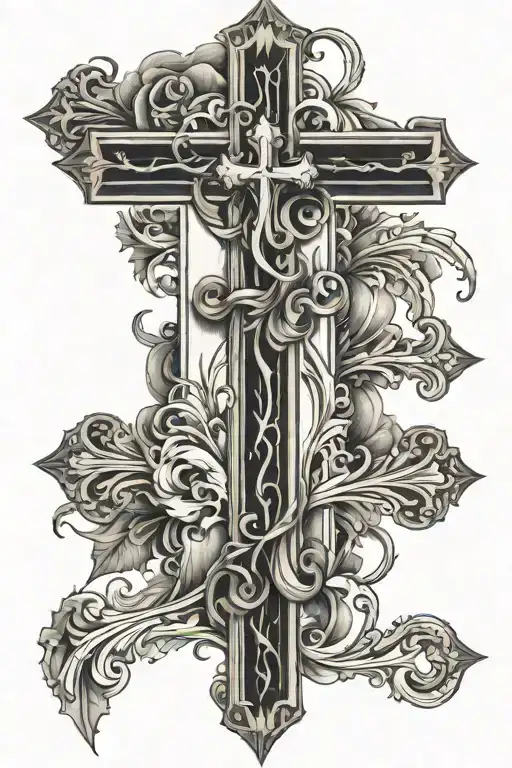 Christian Cross With Nunez Last Name