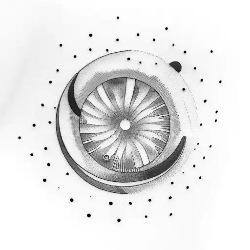 Moon Phases Spiraling Down Forearm