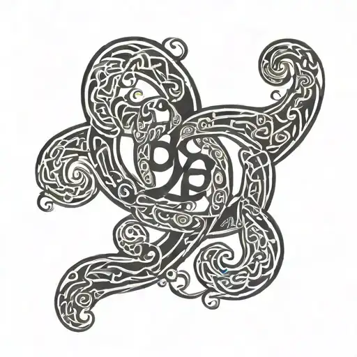 Celtic Triskelion Tribal Inspired Design