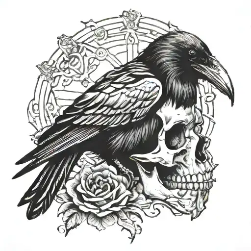 Raven Skull