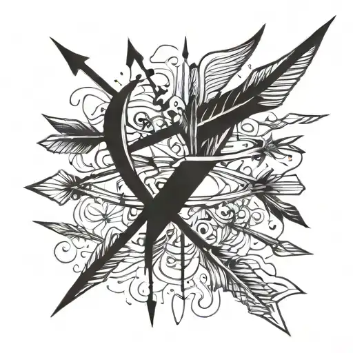 Script Tattoo C O C O Wrapped Evenly The 5 Arrows