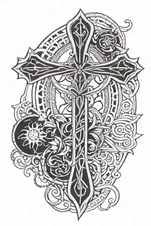 Ankh Symbol With A Bible Verse Intertwined