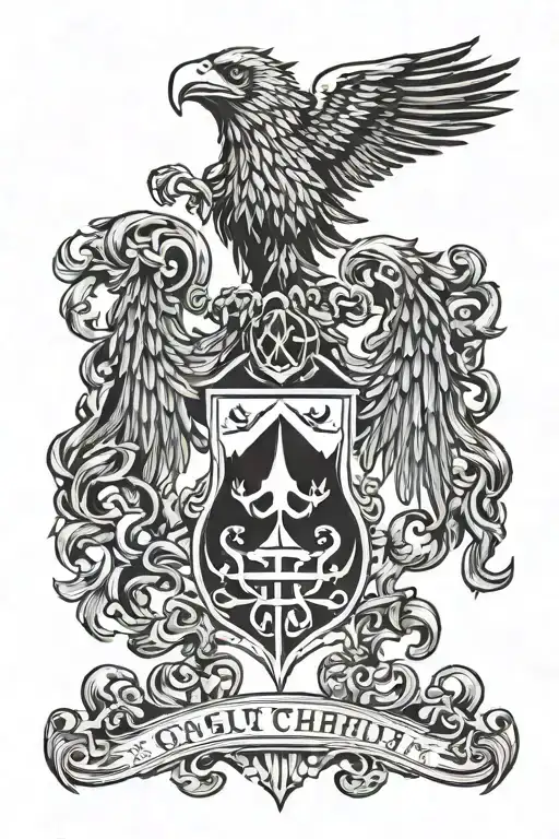 Eagle Chtulhu French Flag