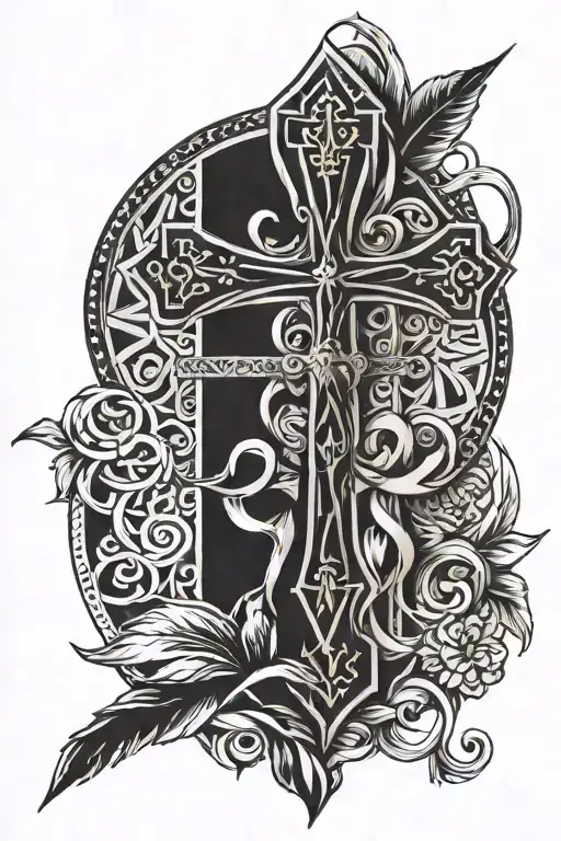 Ankh Symbol With A Bible Verse Within