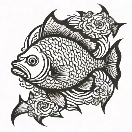 Fish Transforming Into New