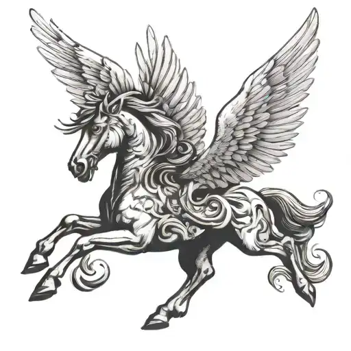 Pegasus Horse With Wings