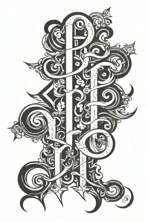 Word 'Sfaqes' Written Vertically