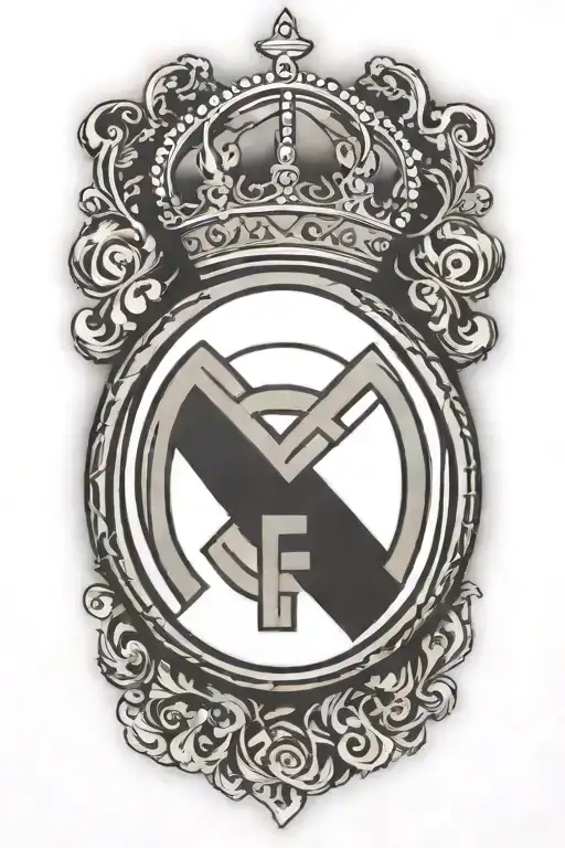 Real Madrid Logo On Thigh Simple