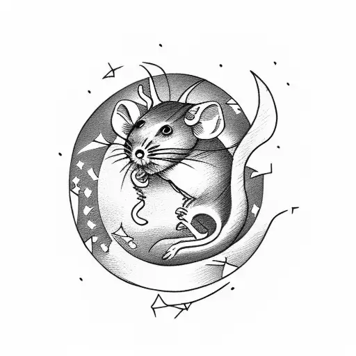 Rats Looking At Moon