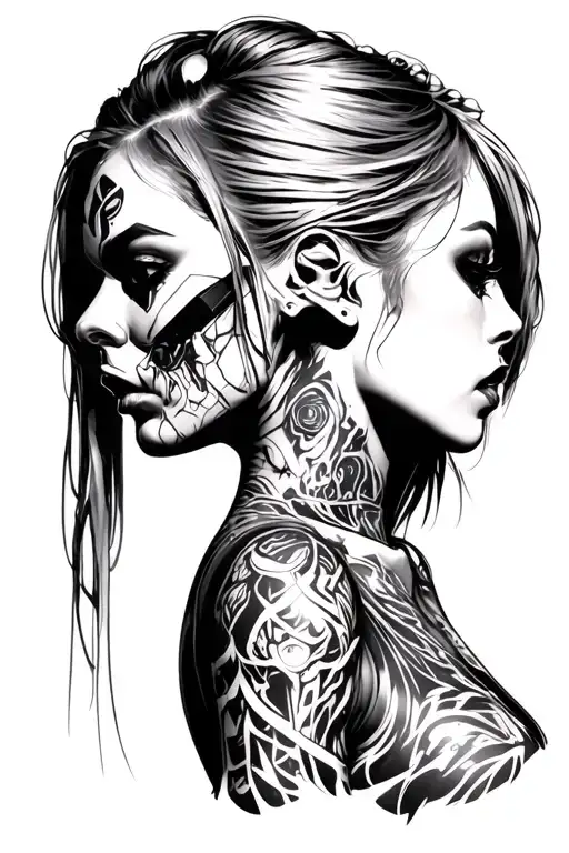 Girl Cyberpunk 2077 Nude