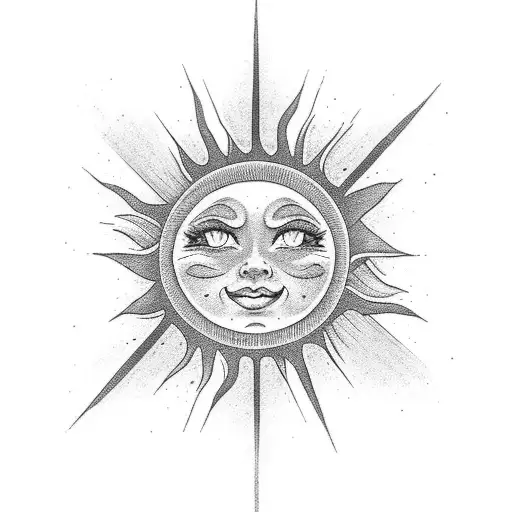 Sun Rising From Hand