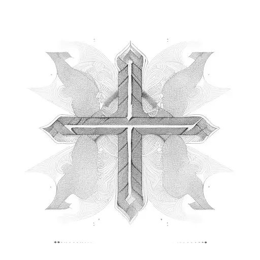 Pattern Christian Cross