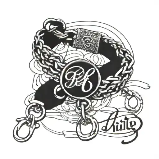 Bracelet With Pendant With Name On It For Men