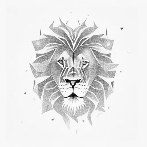 Fullbody Female Lion The Universe On A Stardust Cloud