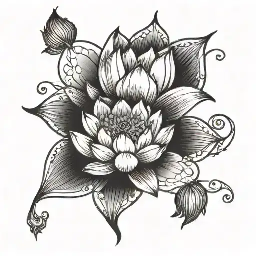 Lotus Flower Open Heart
