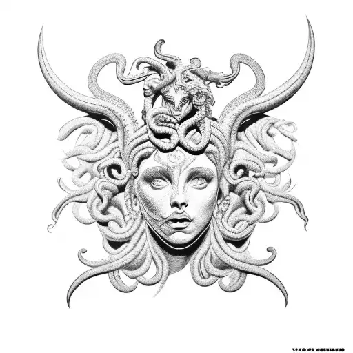 Medusa With Versace Border