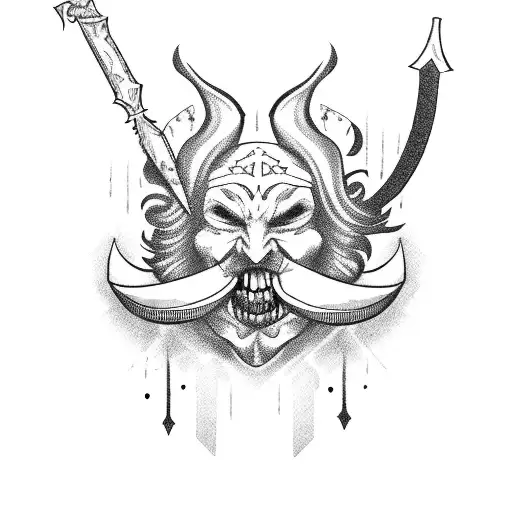 Jester With Dagger In His Mouth