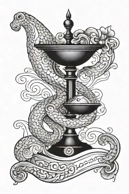 Scales With A Scroll On One Side And A Heart On The Other