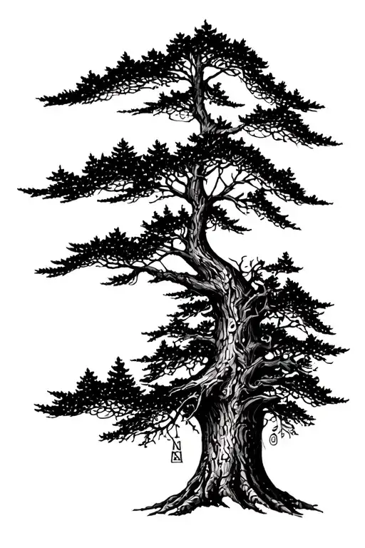 Forest Nature With Runes