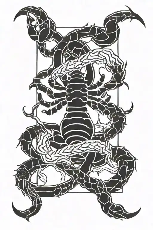 Cross And Scorpion Old School