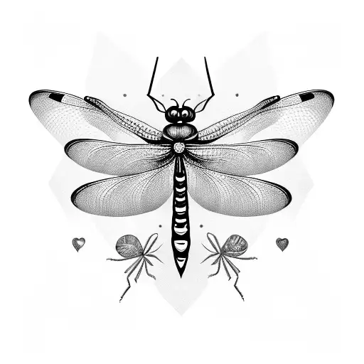 Chrissy With Dragonfly