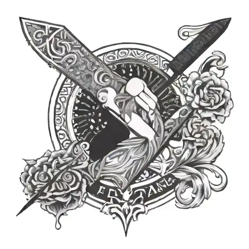 Mother With A Cleaver Knife