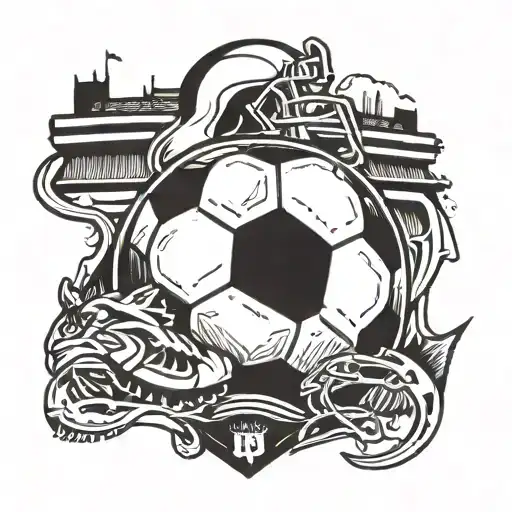 Football Logo Tattoo Design