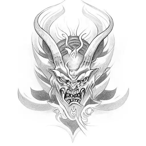 Demon In The Old Slavic Style