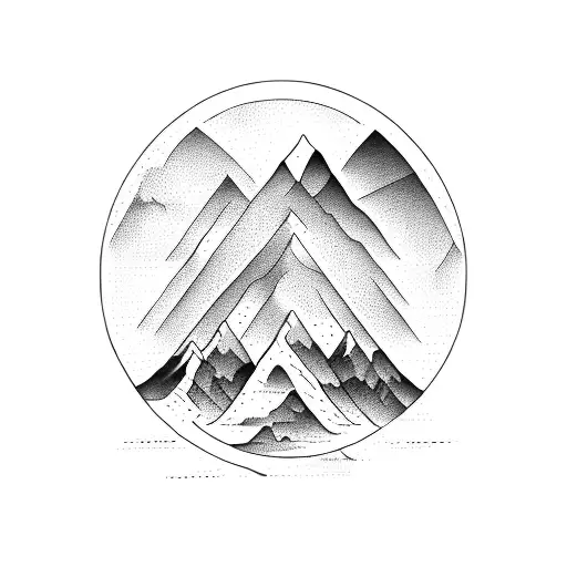 A Mountain Range Forming The Shape Of The Initials 'Jmemj'